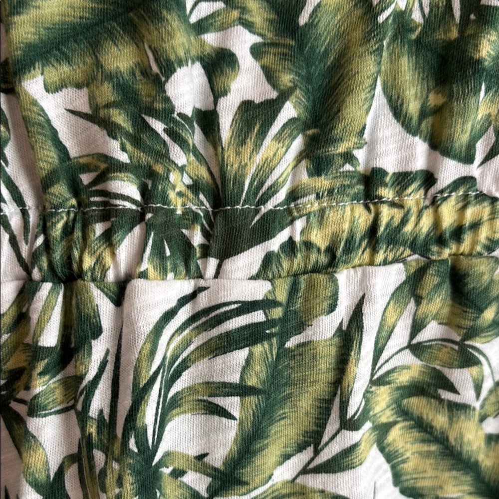 Cabi Green Leaf Print Midi Dress, Beach Cover up S - Picture 6 of 7